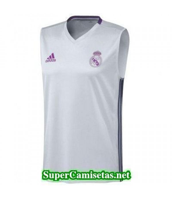 camiseta chaleco Real Madrid Blanco 2016 2017
