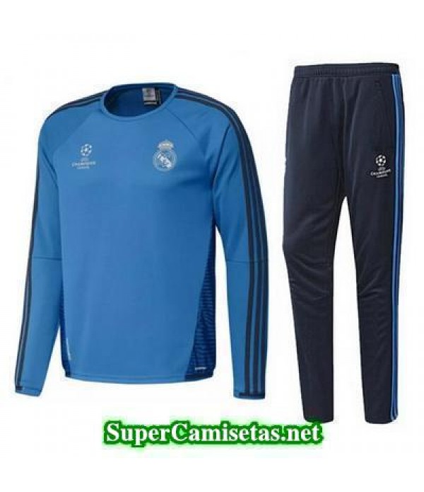 Camiseta entrenamiento Real Madrid Champions Azul 2016