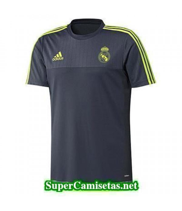 camiseta entrenamiento Real Madrid Grey 2015 2016