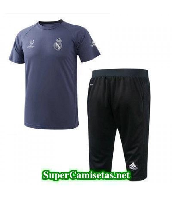 camiseta entrenamiento Real Madrid gris UCL 2017 2018