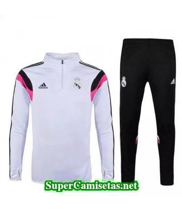 camiseta entrenamiento Real Madrid ML Blanco 2016