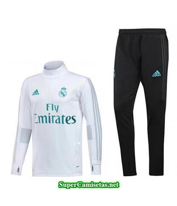 Camiseta entrenamiento Real Madrid ML Blanco 2017 2018