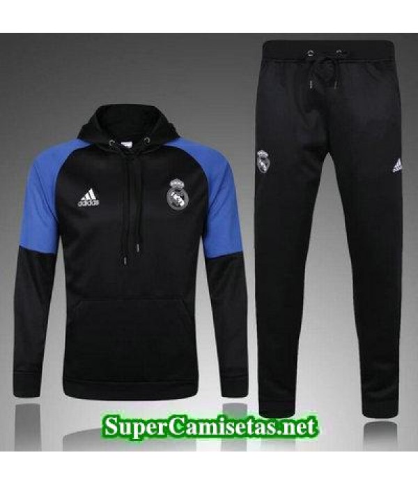 Camiseta entrenamiento Real Madrid ML negro 2017 2018