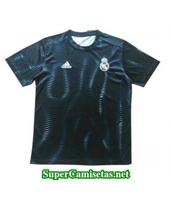camiseta entrenamiento Real Madrid negro-01 2018 2019