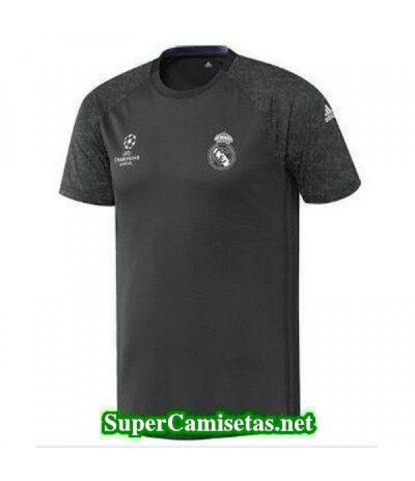 camiseta entrenamiento Real Madrid negro UCL 2016 2017