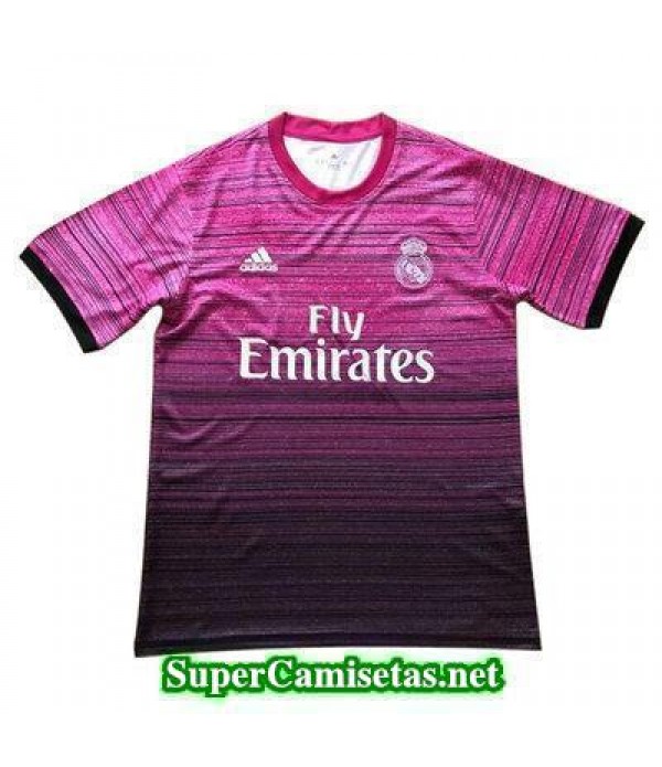 camiseta entrenamiento Real Madrid rosa 2017 2018
