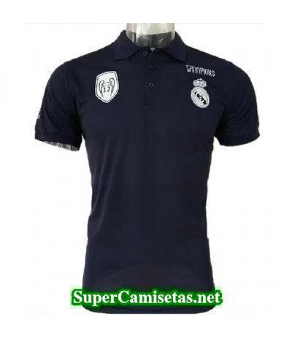 Camiseta polo Real Madrid azul marino 2017 2018