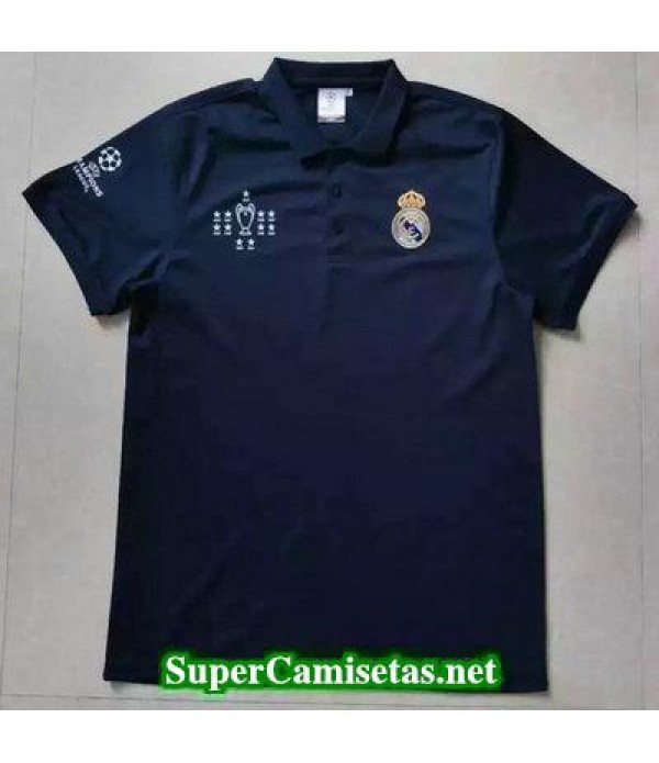 Camiseta polo Real Madrid Azul oscuro 2016 2017
