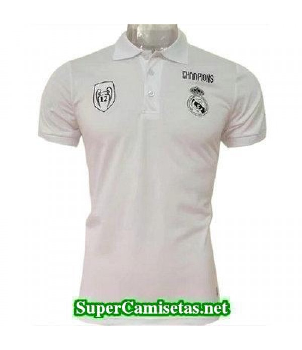 Camiseta polo Real Madrid blanca 2017 2018