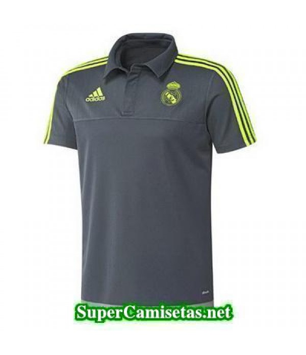 Camiseta polo Real Madrid Grey 2016