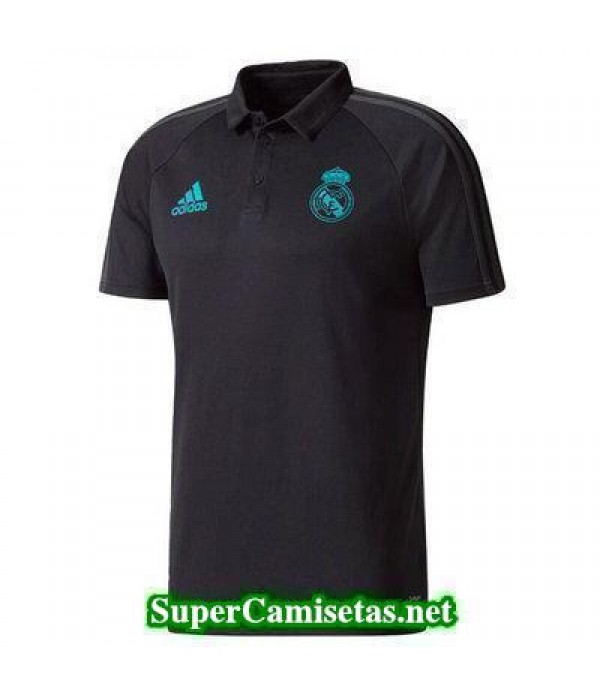 Camiseta polo Real Madrid negro 2017 2018