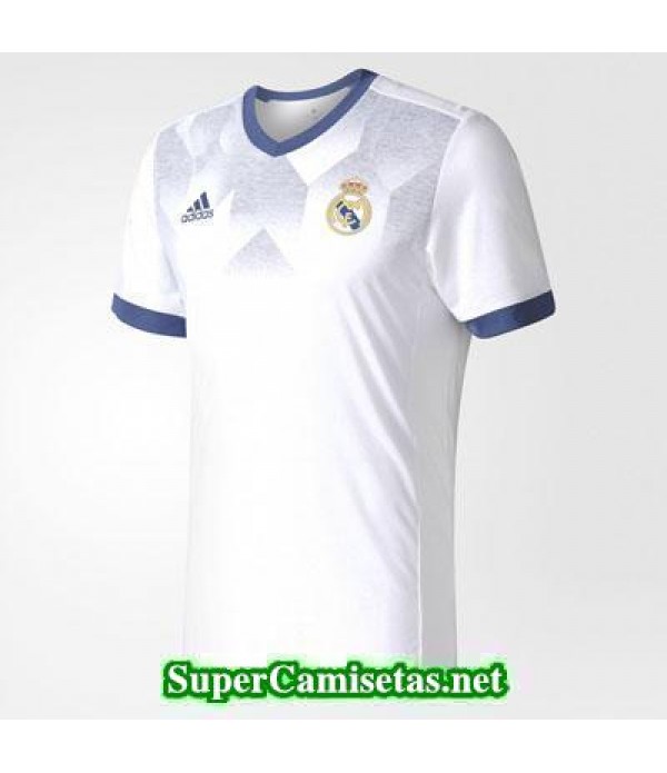 camiseta pre-partido Real Madrid Blanca 2016 2017