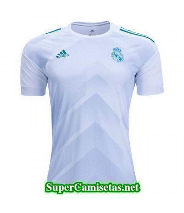 camiseta pre-partido Real Madrid Blanca 2017 2018