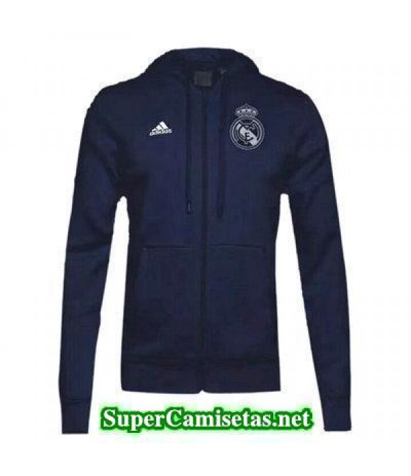 Chaquetas Real Madrid Azul oscuro 2017 2018 baratas