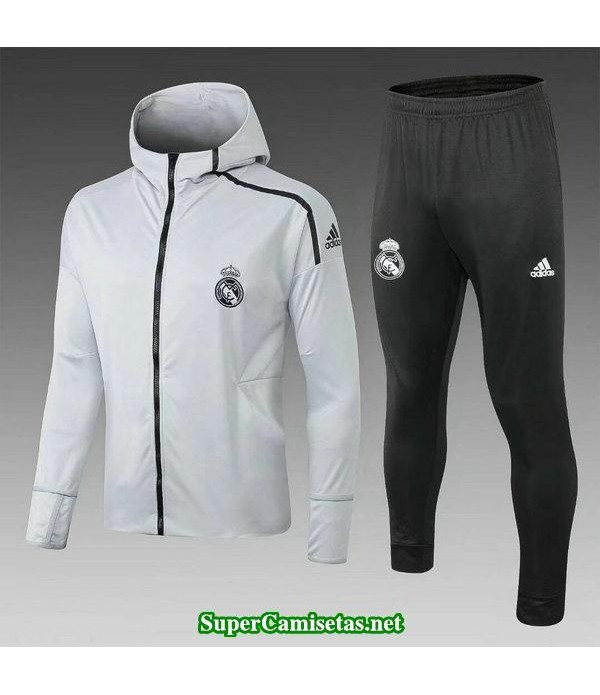 Chaquetas Real Madrid Blanco-01 2018 2019 baratas