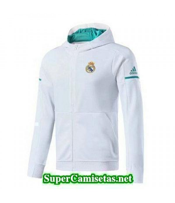 Chaquetas Real Madrid Blanco-02 2017 2018 baratas
