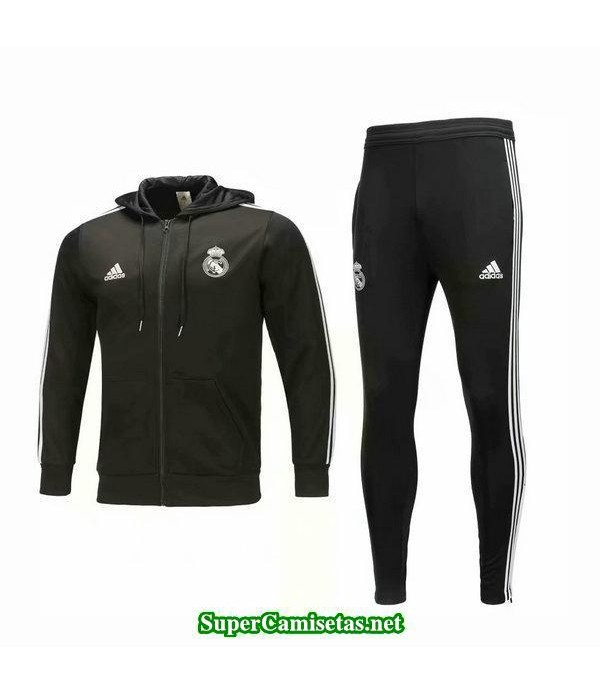 Chaquetas Real Madrid Negro-02 2018 2019 baratas