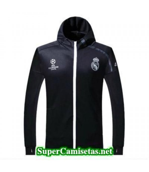 Chaquetas Real Madrid UCL negro 2016 2017 baratas