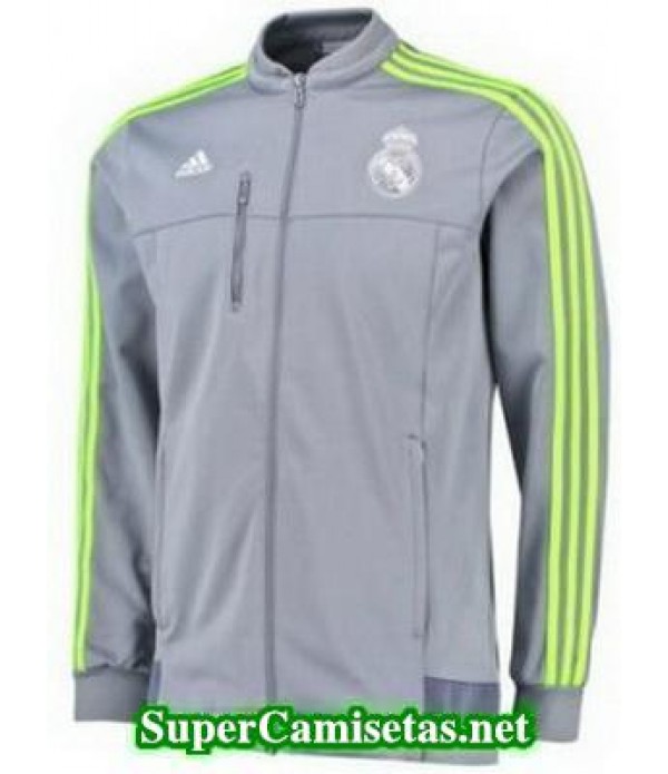 Gris Chaquetas Real Madrid baratas 2015 2016