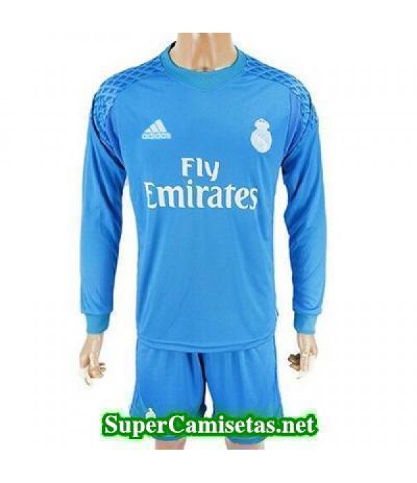 Portero Equipacion Camiseta Real Madrid Manga Larga 2016/17