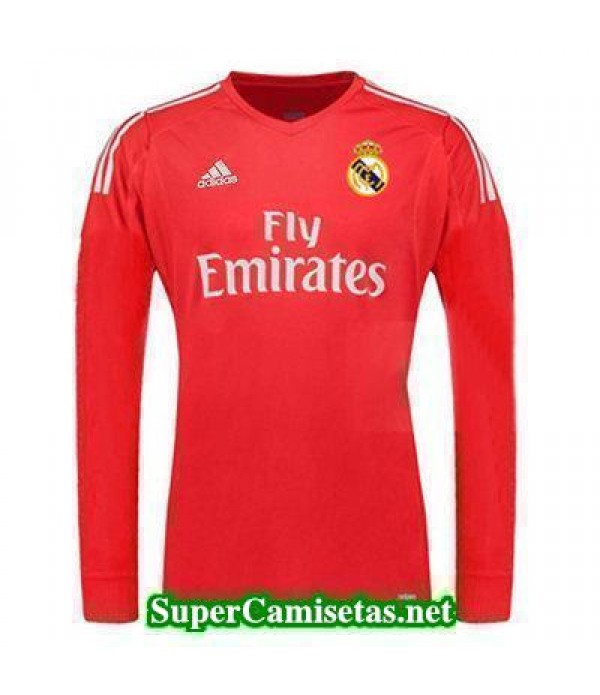 Portero Equipacion Camiseta Real Madrid Manga Larga 2017/18