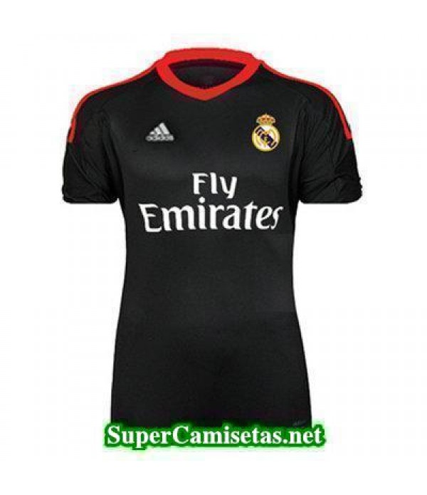 Portero Equipacion Camiseta Real Madrid Negro 2017/18