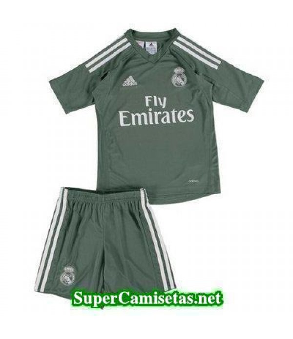 Portero Equipacion Camiseta Real Madrid Ninos 2017/18