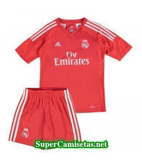 Portero Equipacion Camiseta Real Madrid Ninos rojo 2017/18
