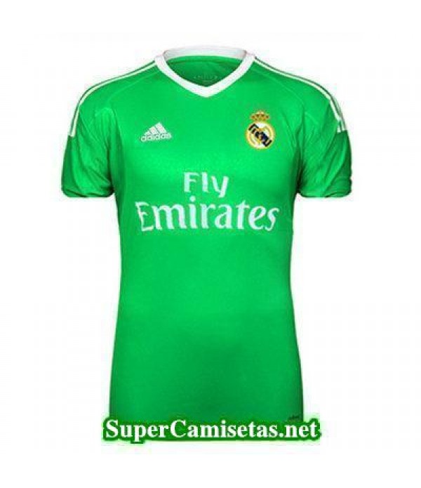 Portero Equipacion Camiseta Real Madrid Verde 2017/18