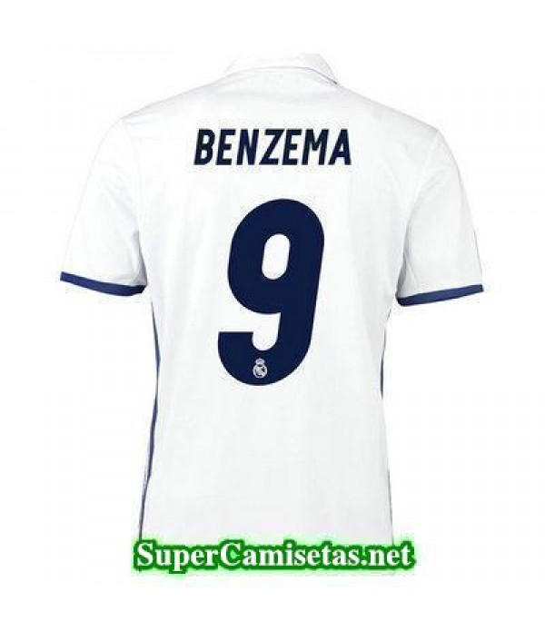Primera Equipacion Camiseta Real Madrid BENZEMA 2016/17