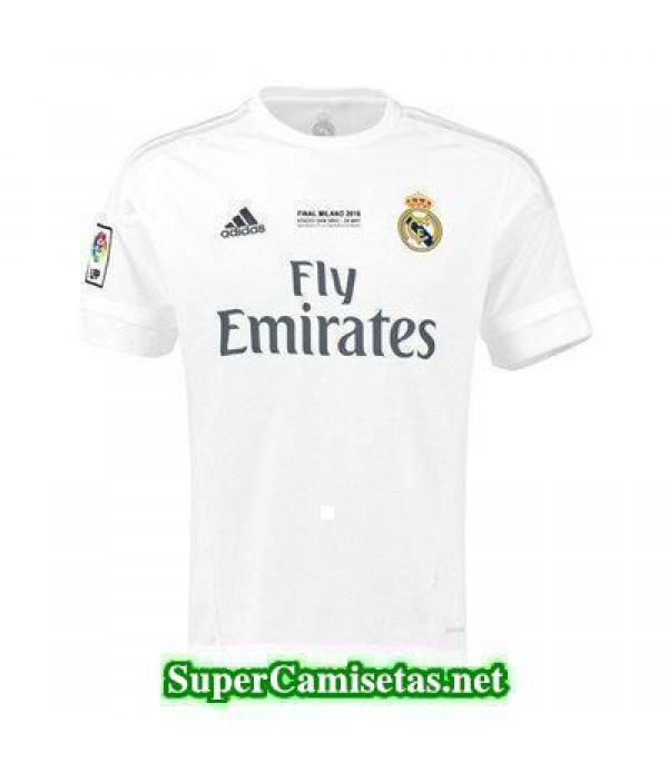 Primera Equipacion Camiseta Real Madrid Champions 2016