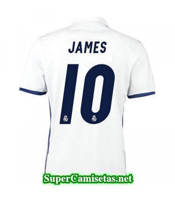 Primera Equipacion Camiseta Real Madrid JAMES 2016/17