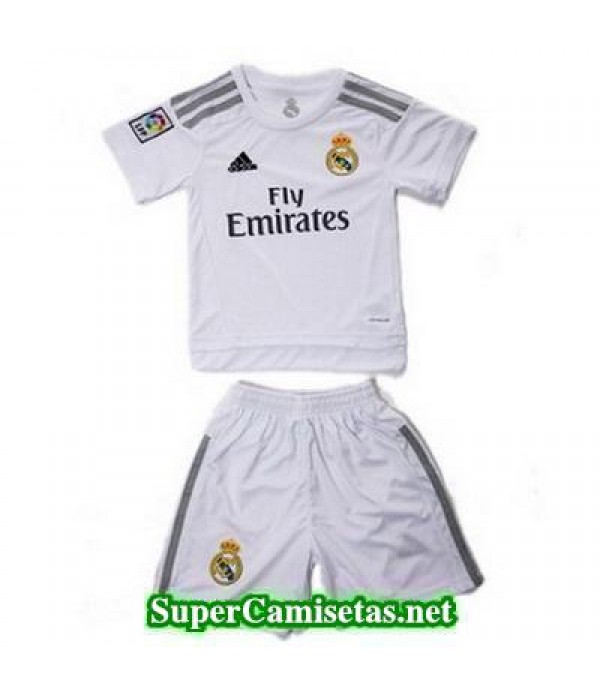 Primera Equipacion Camiseta Real Madrid Ninos 2015/16