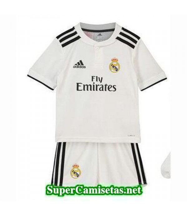 Primera Equipacion Camiseta Real Madrid Ninos 2018/19