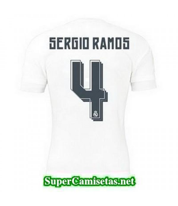 Primera Equipacion Camiseta Real Madrid SERGIO RAMOS 2015/16