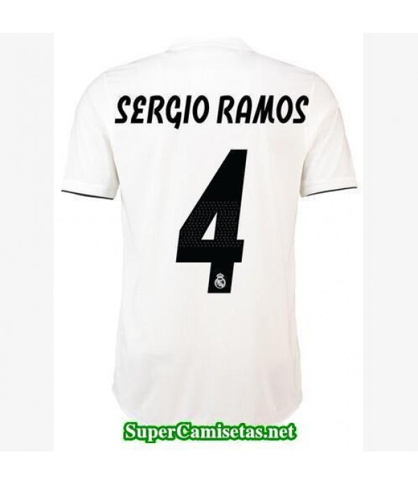 Primera Equipacion Camiseta Real Madrid Sergio Ramos 2018/19