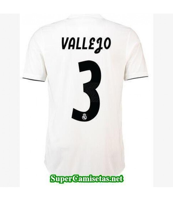 Primera Equipacion Camiseta Real Madrid Vallejo 2018/19