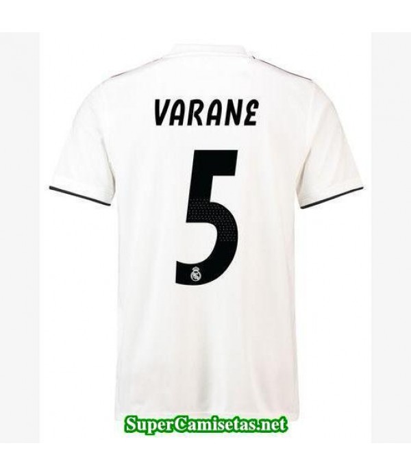 Primera Equipacion Camiseta Real Madrid Varane 2018/19