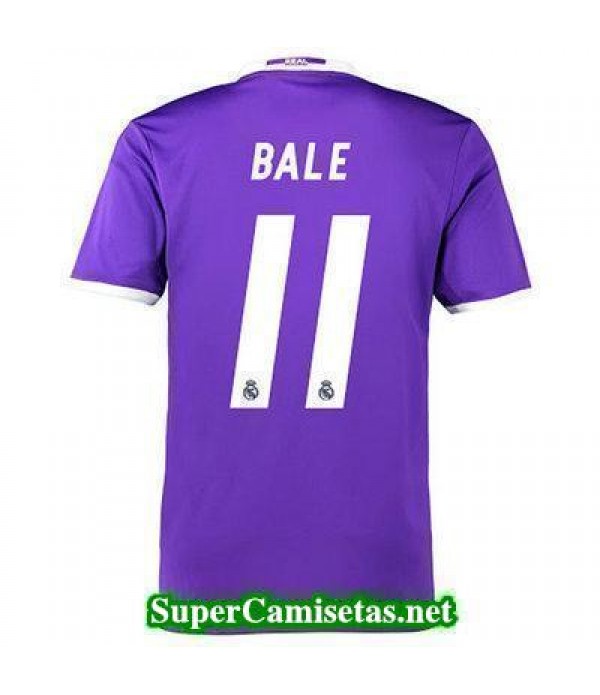 Segunda Equipacion Camiseta Real Madrid BALE 2016/17
