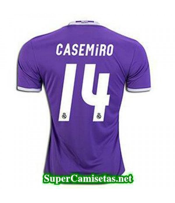 Segunda Equipacion Camiseta Real Madrid CASEMURO 2016/17