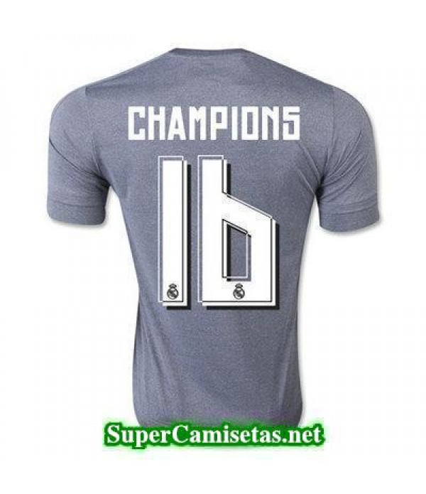 Segunda Equipacion Camiseta Real Madrid CHAMPIONS 2015/16