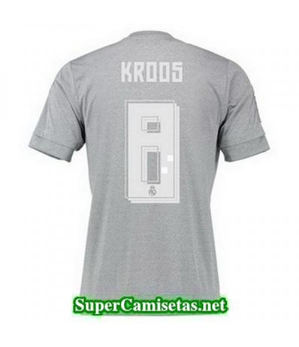 Segunda Equipacion Camiseta Real Madrid KROOS 2015/16