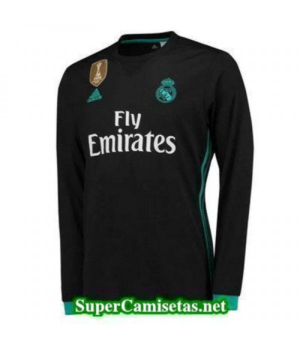 Segunda Equipacion Camiseta Real Madrid Manga Larga 2017/18