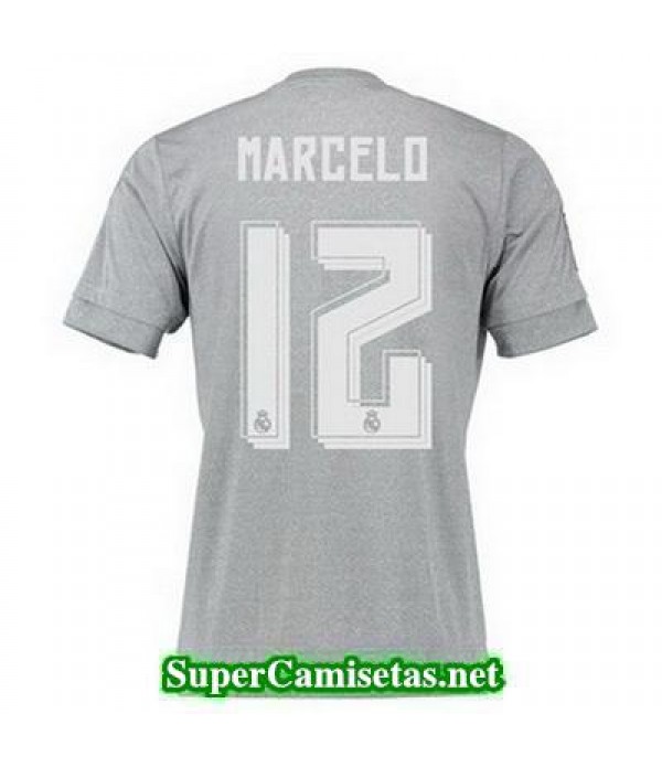 Segunda Equipacion Camiseta Real Madrid MARCELO 2015/16