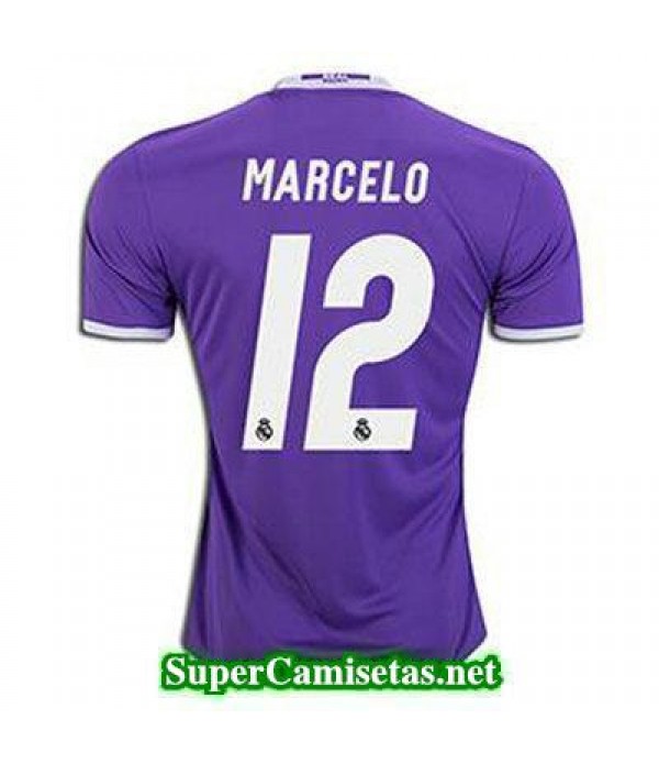 Segunda Equipacion Camiseta Real Madrid MARCELO 2016/17
