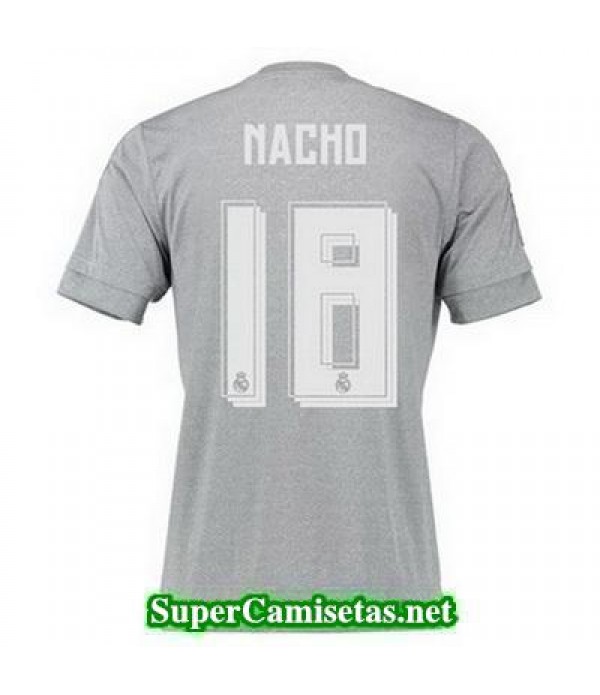 Segunda Equipacion Camiseta Real Madrid NACHO 2015/16