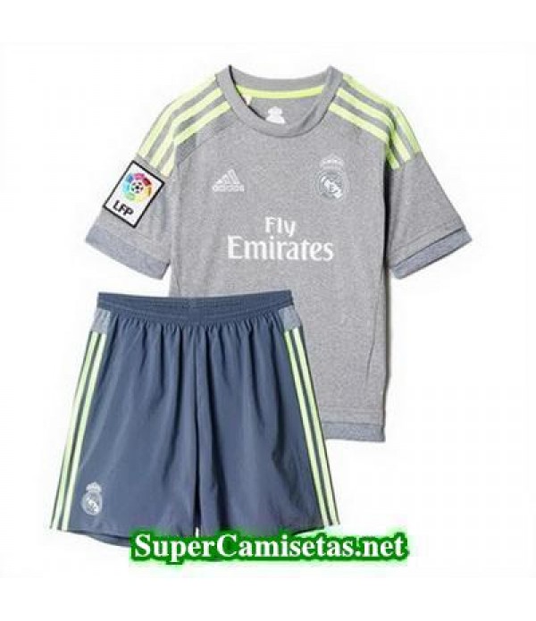 Segunda Equipacion Camiseta Real Madrid Ninos 2015/16