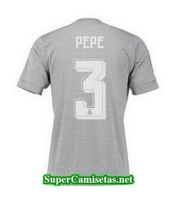 Segunda Equipacion Camiseta Real Madrid PEPE 2015/16