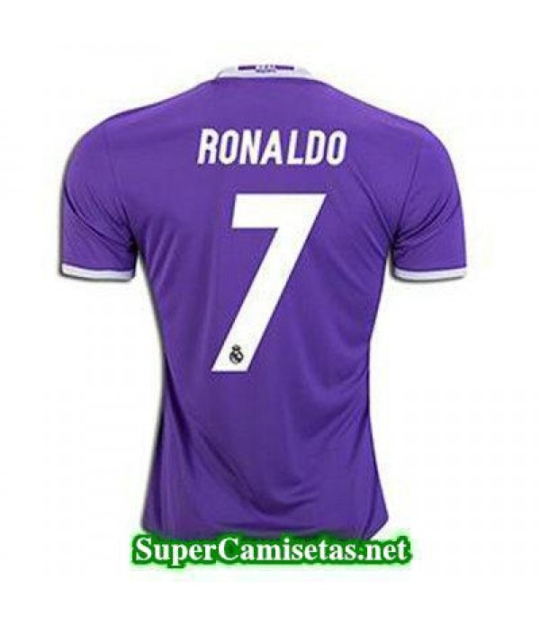 Segunda Equipacion Camiseta Real Madrid RONALDO 2016/17