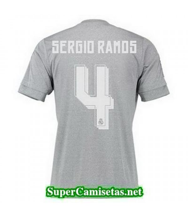 Segunda Equipacion Camiseta Real Madrid SERGIO RAMOS 2015/16